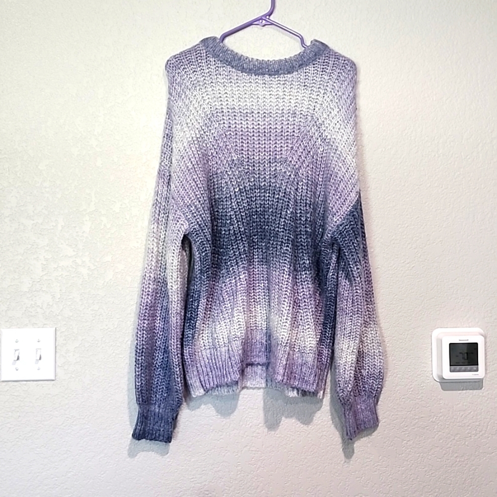 Knit ombre sweater